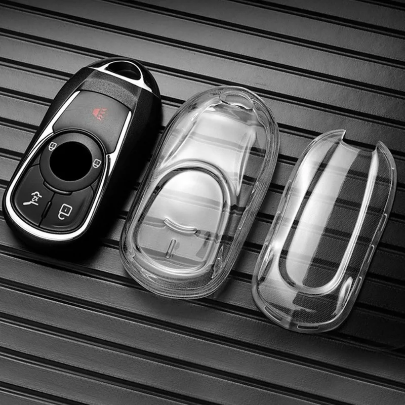 Fashion TPU Car Key Case Cover Fit for Buick Regal Encore Enclave Envision LaCrosse Protective Keyless Auto Accessories