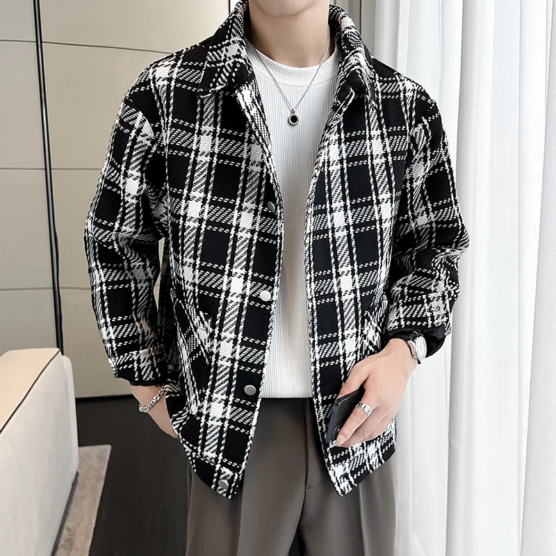 

Casual Men's Outerwear Cheered Jaet Fraance Sle Spring Autumn Light Maturi Faionable Youthful Antifurrow Loose Fit