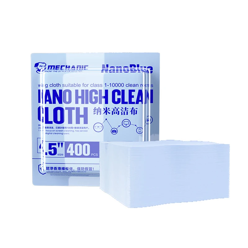 

МЕХАНИК 400 шт. 4,5-дюймовая антистатическая пылезащитная чистящая ткань для мобильного телефона, планшета, ЖК-экрана, стеклянного объектива камеры, удаления пыли