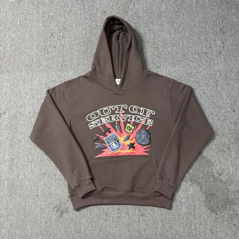 

Худи Broken Pl Streetwear свободного кроя, базовая толстовка с принтом, повседневная куртка из хлопка, молодежная, весенняя коллекция