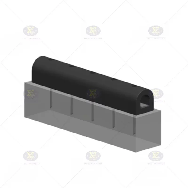 Best Seller Top Selling Custom Size EPDM Rubber D Fender Nature Inspired Tugboat Bore Bumper Pier Protection Industrial Use