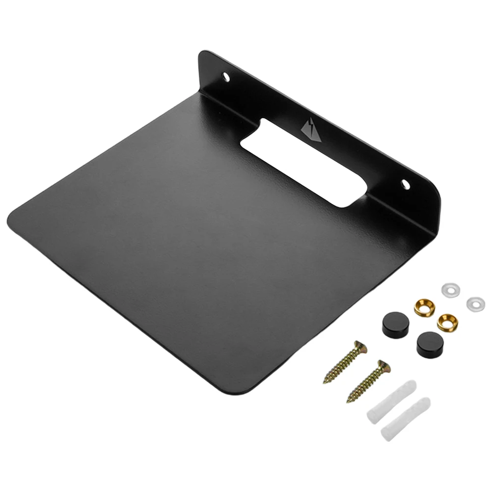 

Universal Stand Wall Mount Black Metal Bracket for Home Decor Organizer Speaker Wall Mount Stand Accessory Storage