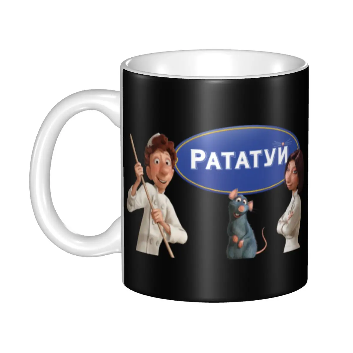 

Персонализированная кружка из мультфильма Рататуй Реми, сделай сам, керамические чашки для чая, молока, кофе
