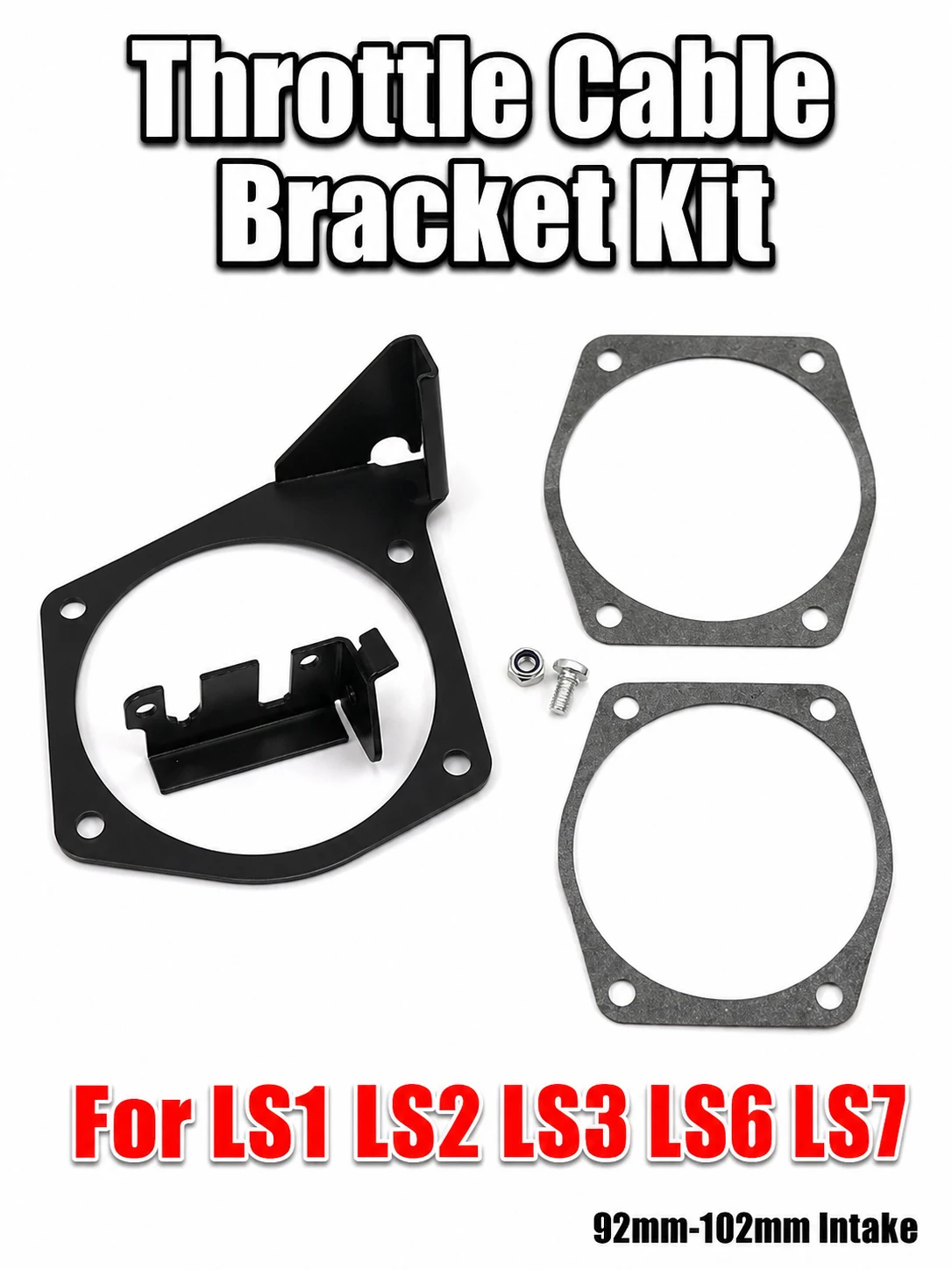 Throttle Cable Bracket for LS LS2 LS3 LS6 LS7 92mm-102mm Intake Engine 81012 81042
