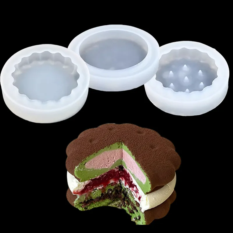 Round Bento Cake Silicone Molds for Baking Macaron Mousse Desserts Chocolate Pastry Oudding Mould Kitchen Baking Supplies Tools