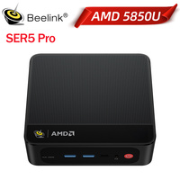 Beelink SER5 PRO 5850U Mini PC AMD Ryzen7 PRO 5850U DDR4 16GB 32GB SSD 500GB 1T Support WiFi6 BT5.2 HD 1000M 5850U Mini Computer