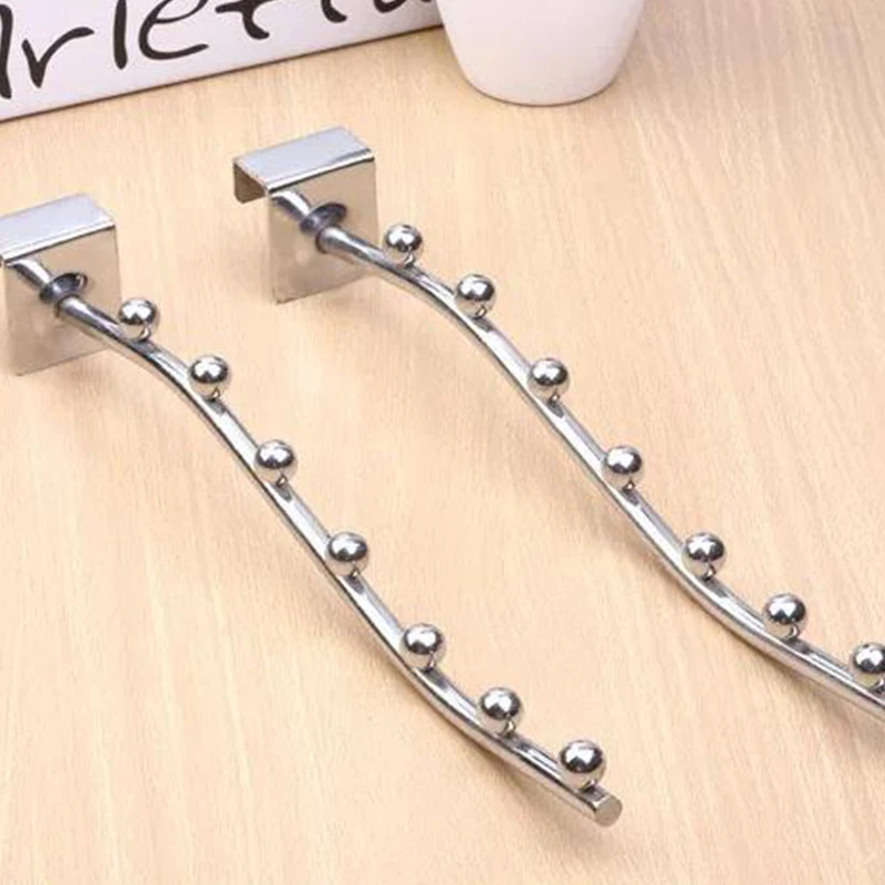 Clothes Display Curved Hook for Wall Slatwall Hooks Display Hook Slatwall Accessories Slat Wall Shelf Brackets Slat Hanging Tool