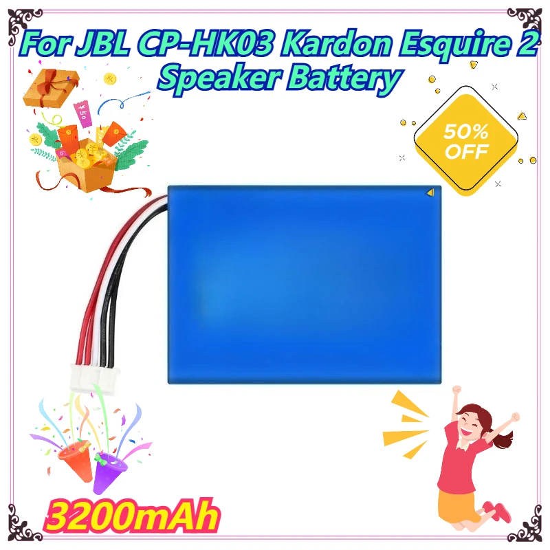 

3200mAh For JBL CP-HK03 Kardon Esquire 2 Speaker Battery