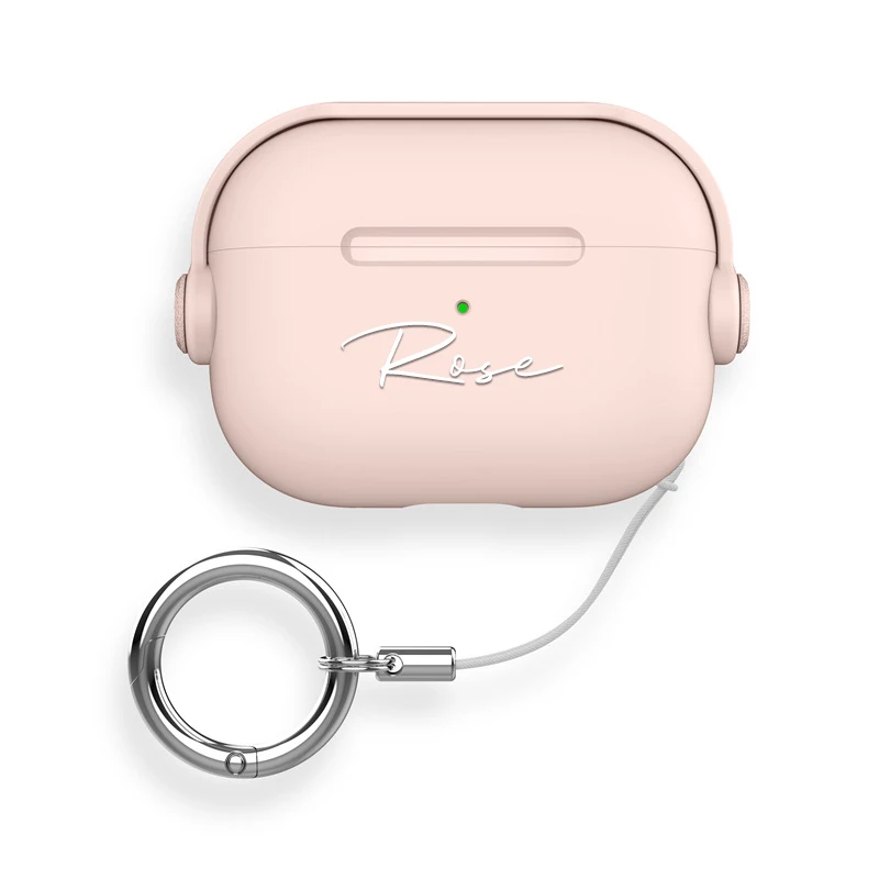 Funda Personalizable para Auriculares con Soporte, TPU Suave + PC, Compatible con Airpods 1/2 3 4 Pro Pro 2 Pro3, Varios Colores