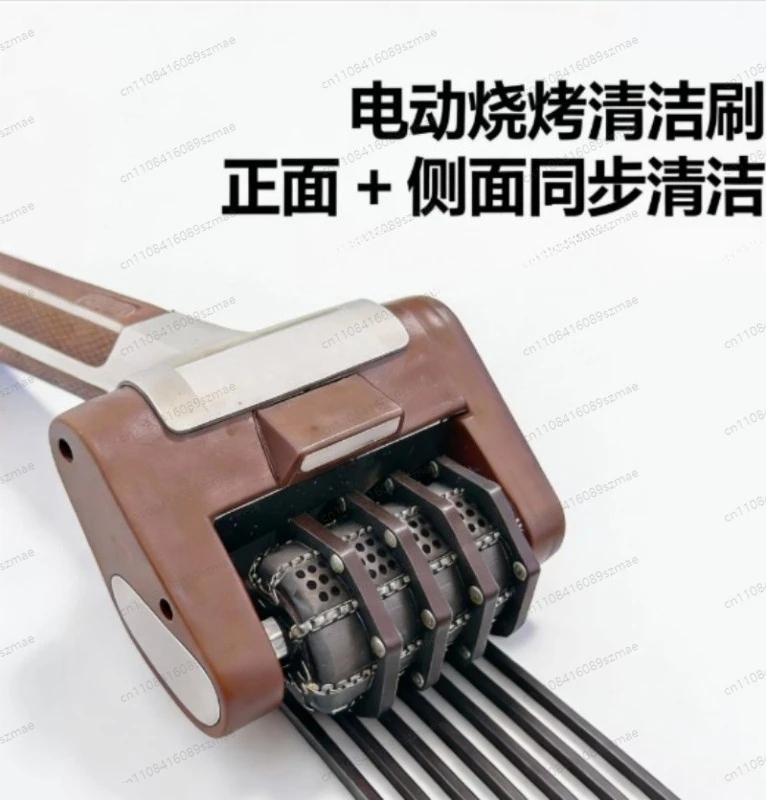 Upgraded Electric Grill Brush, Power BBQ Scrubber with Replacement Heads, Non-Scratch Bristle-Free Auto Rotating Scraber Tool