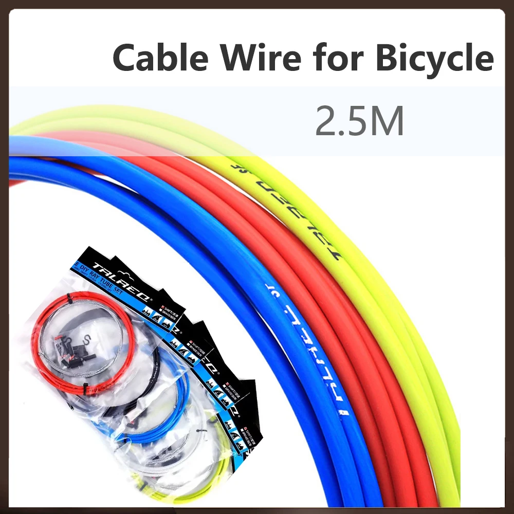 A3 2m/2.5m Wire For Bicycle Bike Shifters Derailleur Brake Cables Shift Cable 4mm/5mm MTB Road Bike Shifter Brake Cable Line