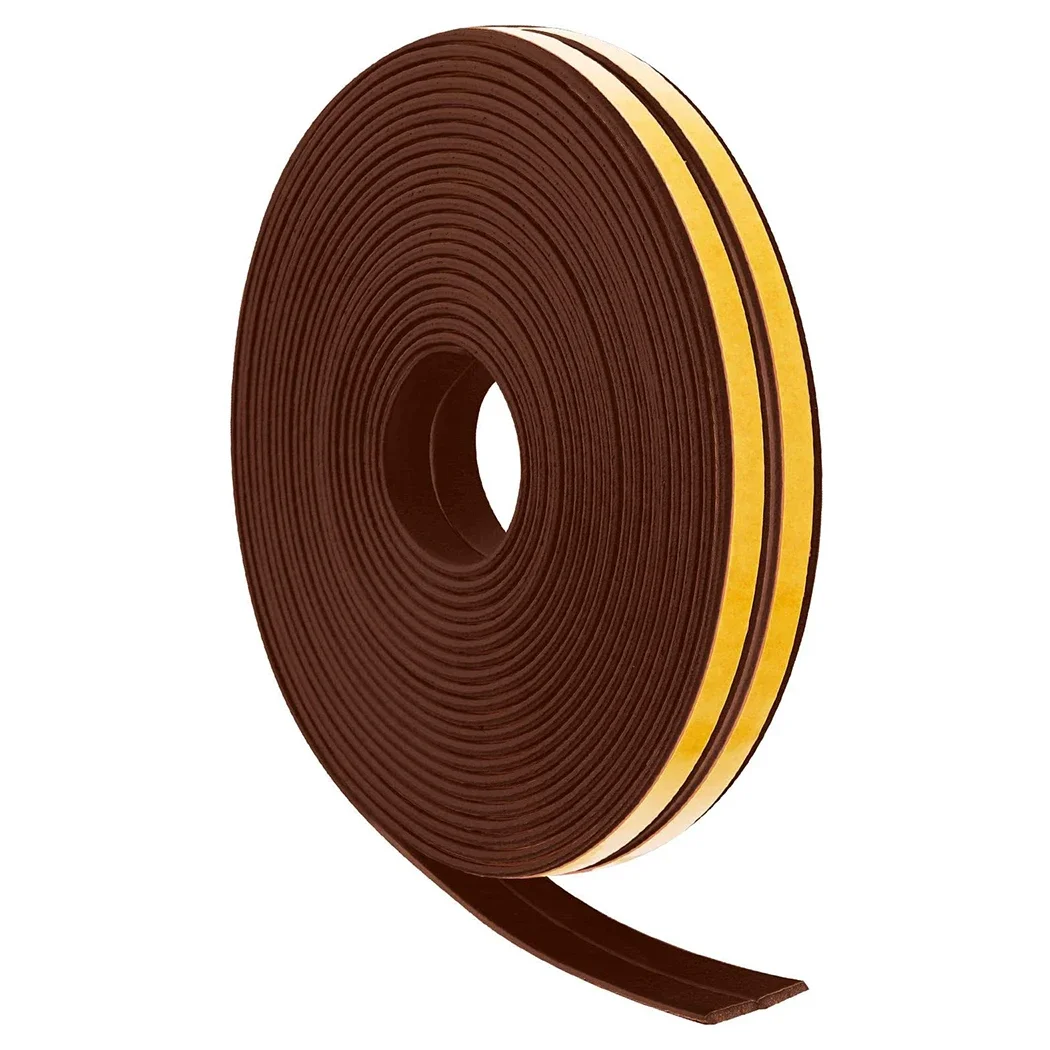 Tira de vedação de espuma de medidor de pvc 1-2mm 9x2mm, excluídor de porta de ruído, fita de borracha de isolamento, janela meteorológica de alta qualidade