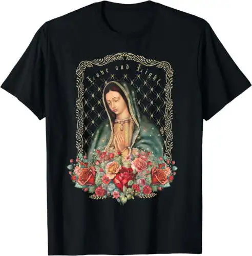 Unsere Dame von Guadalupe Jungfrau Mary katholischen Heiligen T-Shirt für Frauen