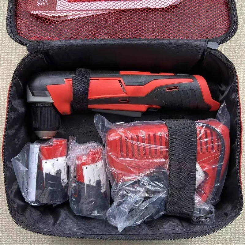 (Suitable for Milwaukee MEWOQI C12RAD-202B) Right angle drill, angled drill, elbow drill, charging drill 10MM