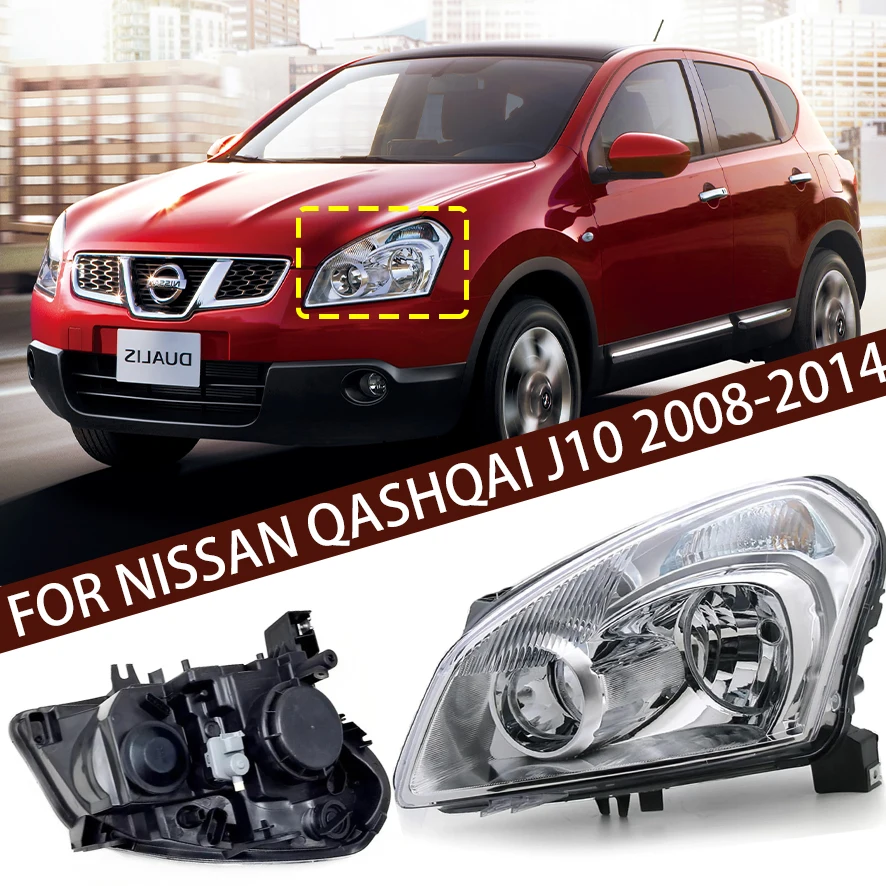 

For Nissan Dualis Qashqai J10 2008 2009 2010 2011 2012-2014 Front Bumper Head Light Headlamp Driving Headlight Turn Signal Light