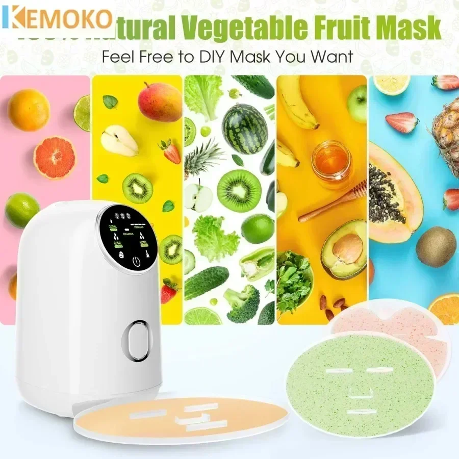 Face Mask Maker Machine Facial Treatment Home DIY Fruit Natural Vegetable Collagen Automatic Mask Maker Beauty Salon SPA Care