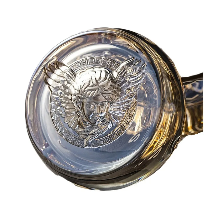 

Crystal glass home living room office ashtray guest room club ashtray ornament