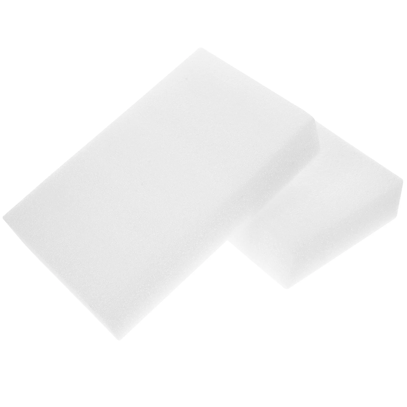 2 Pcs White Cotton Foam Padding 250x150x50mm for Packaging Inserts Liners Multi use Supply for Packaging