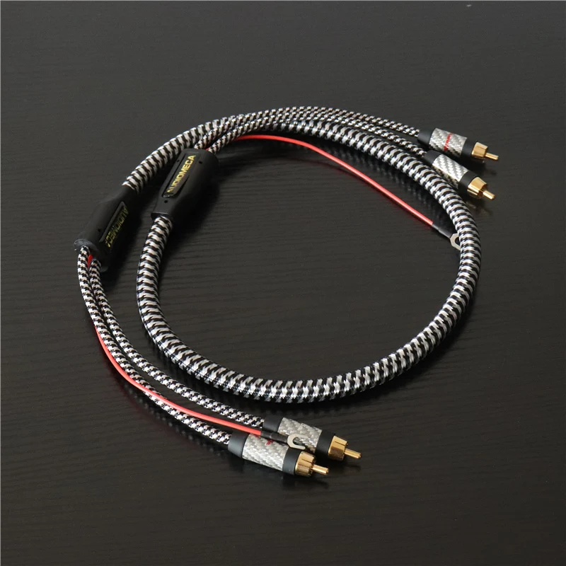 Black tape player RCA audio cable