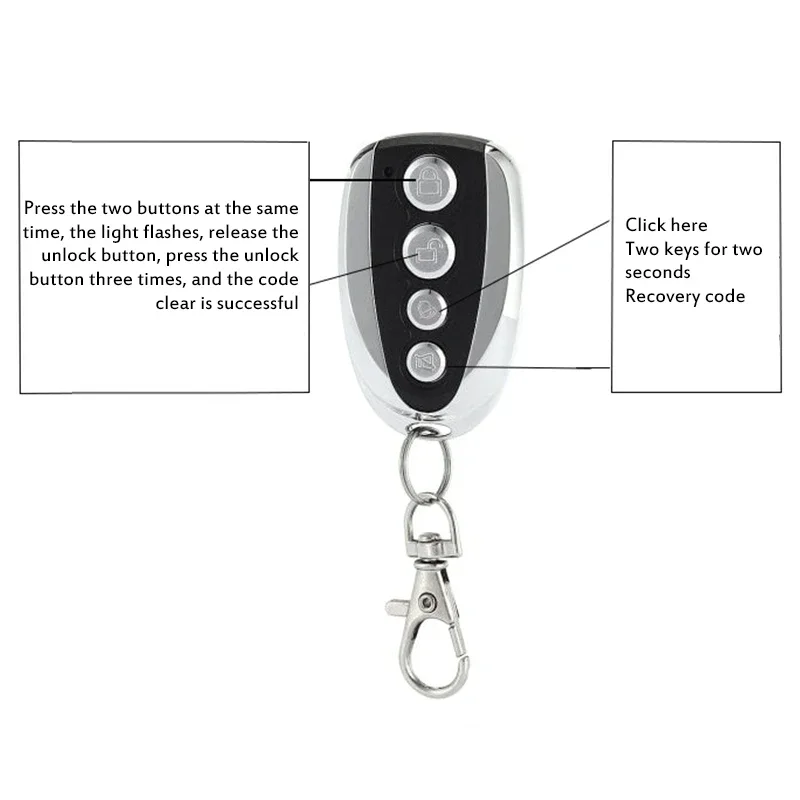 Newest Wireless Auto Remote Control Duplicator Adjustable Frequency 433 MHz Gate Copy Remote Controller Hot Mini