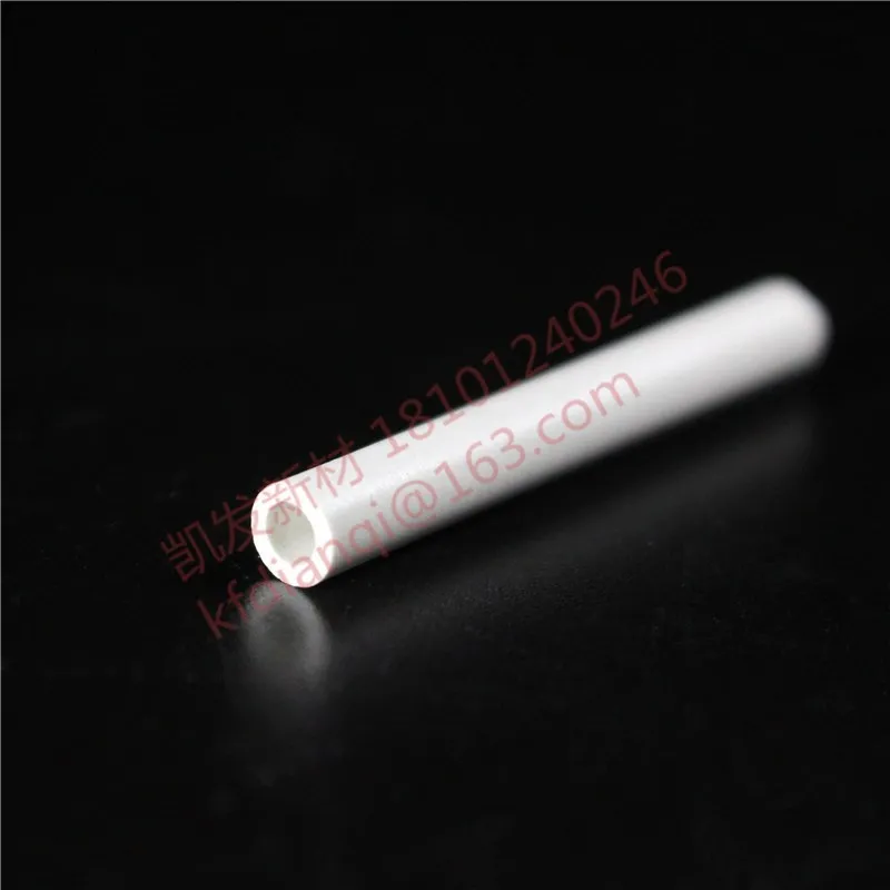 Boron Nitride Ceramic Tube High Temp Resistant Insulation Protection for Vacuum D15x7