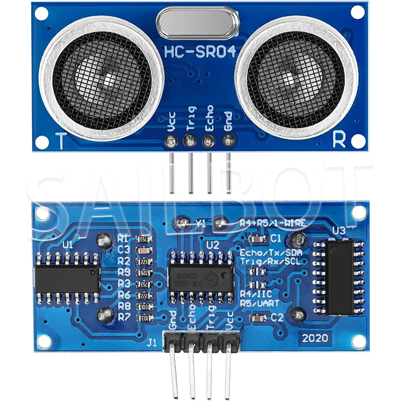1-10 قطعة HC-SR04 مستشعر بالموجات فوق الصوتية HCSR04 إلى كاشف الموجات العالمية تتراوح وحدة HC SR04 مستشعر المسافة لاردوينو 3.3 فولت-5 فولت