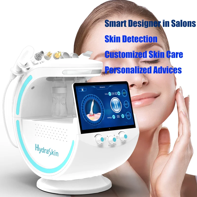 

7 In 1 Multi Functional Skin Detection Facial Cleansing and Care Whitening and Moisturizing Skin Deeply Clean Pores