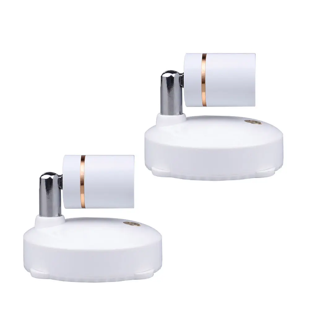2Pcs LED Spotlight Remote Controlled USB Charging Convenient Indoor Decorative Spot Lamp LED Spotlight Indoor Spot Light