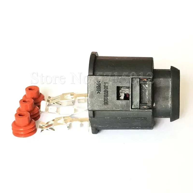 3 Hole 1J0 973 203 Temperature Control Switch Connector Coolant Rad Sensor Plug 1J0973203 For VW Jett Bora Golf MK4 Beetle