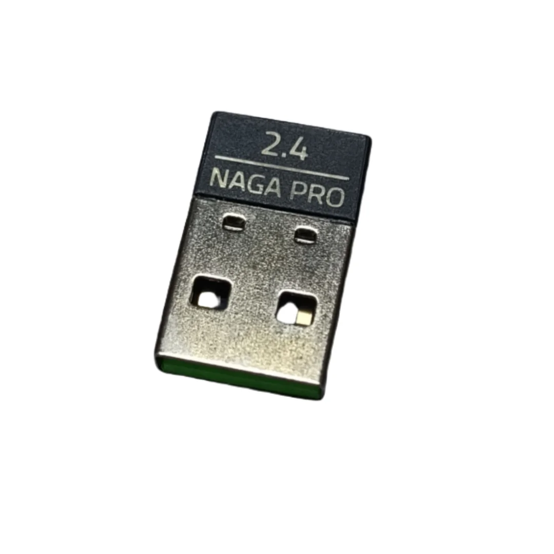 جهاز استقبال USB 2.4 جيجا هرتز لـ Razer Naga Pro/ Naga V2 Pro/ Pro ClickM/Cobra Pro محول استقبال إشارة الماوس اللاسلكي