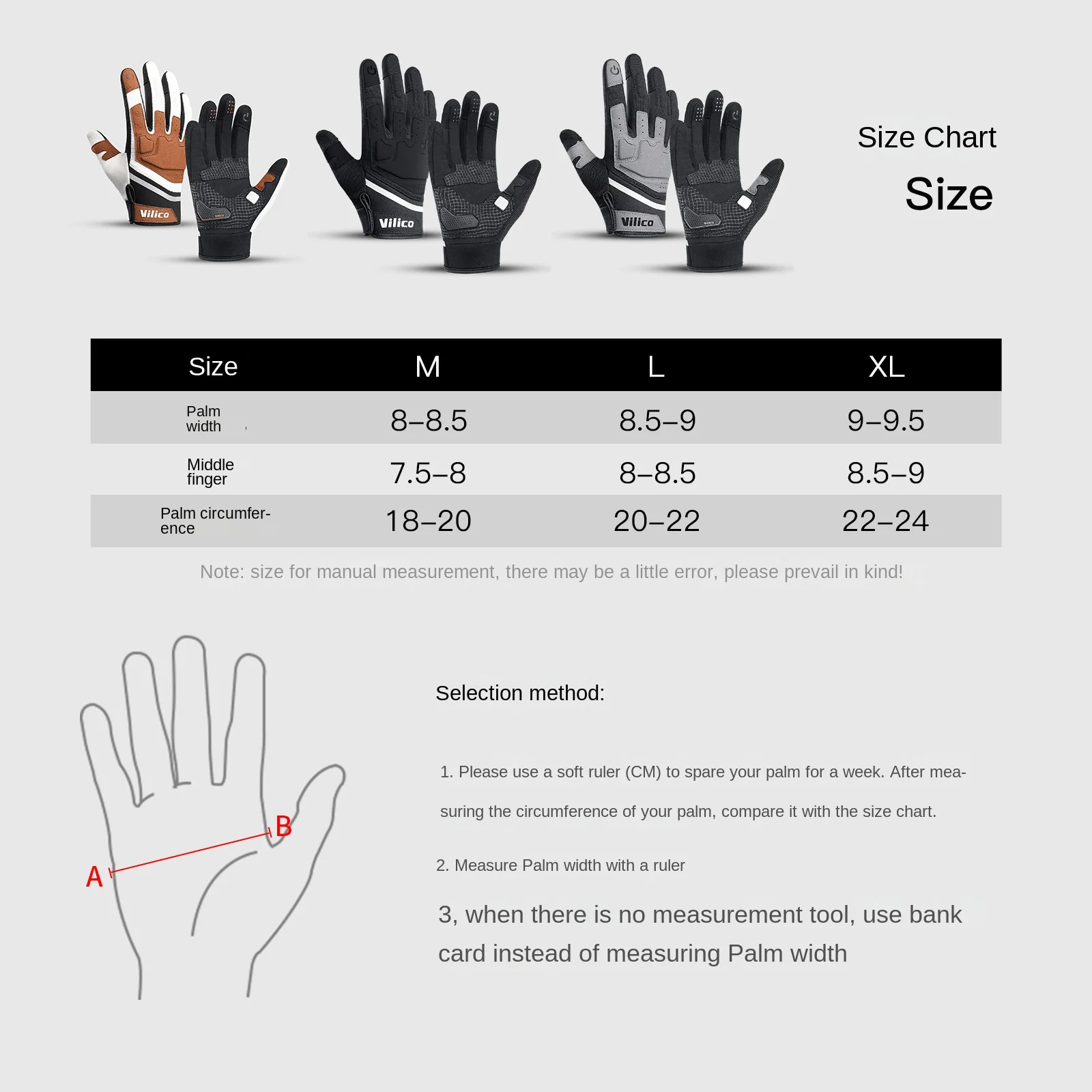 قفازات ركوب الدراجات الرياضية كاملة الأصابع للرجال والنساء - قفازات مضادة للانزلاق، تعمل باللمس، قفازات ركوب الدراجات MTB قابلة للتنفس لركوب الدراجات في الهواء الطلق