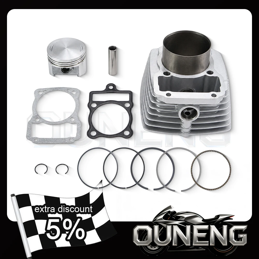 70mm Piston Cylinder Kit For CG250 167FMM 16mm Pin Upgrade 300cc Motorcycle ATV Dirt Bike Parts