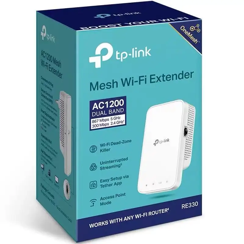 

TP-LINK RE220 RE330 Удлинитель беспроводного сигнала AP AC750/1200 УДЛИНИТЕЛЬ WIFI