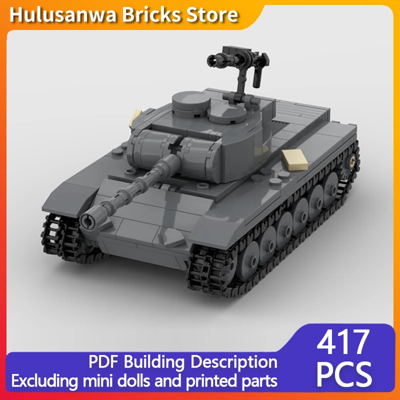 

M26 WW2 Military Tanks Model MOC Building Bricks War Equipment Modular Technology Gifts Holiday Assemble Children Toys Suit