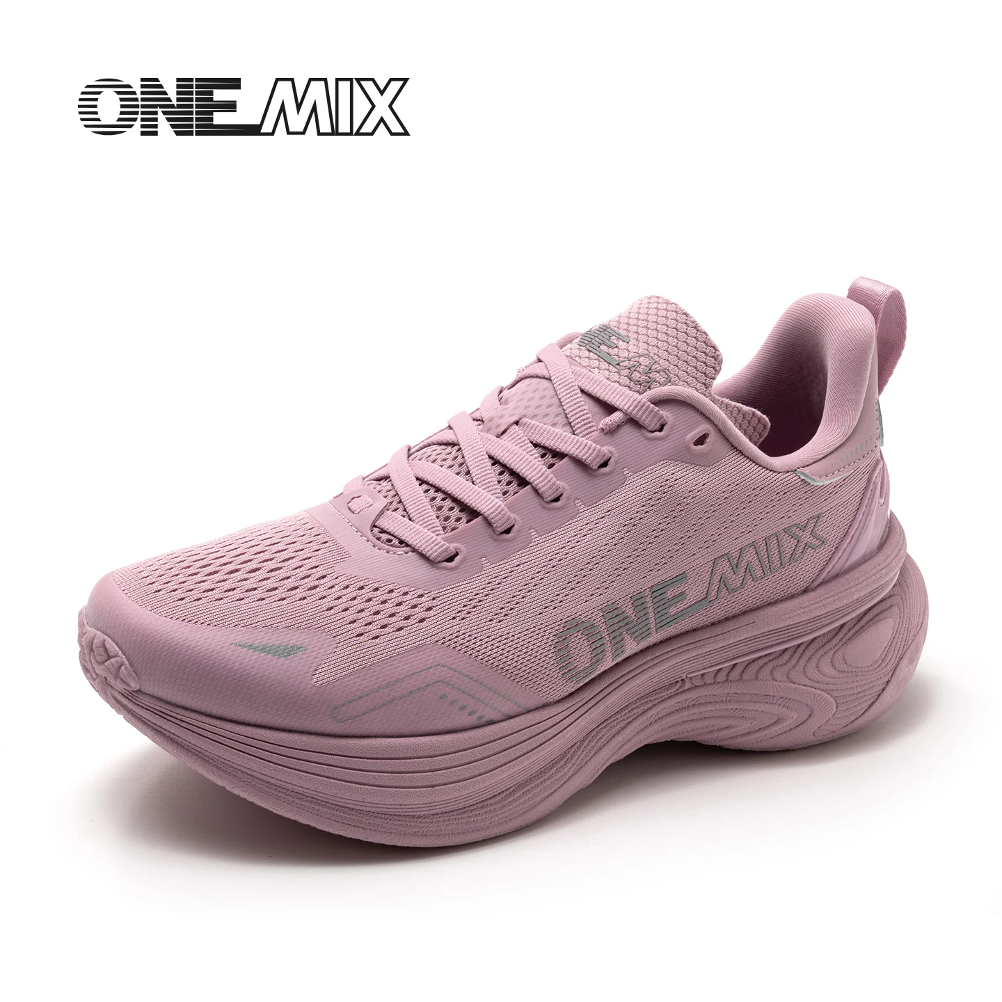ONEMIX New Shock-Absorbing and Wear-Resistant Man Running Shoes Fashionable Fitness Women Sports Shoes Lightweight Road Shoes
