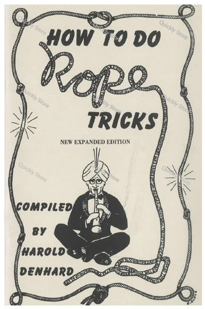 How To Do Rope Tricks by Harold Denhard Magic tricks (Instant Download) Quickly send