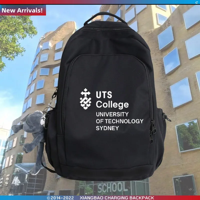 uts-シドニー工科大学-大容量高校生中学生用バックパック-カジュアルブックバッグ-ウー氏ブランド