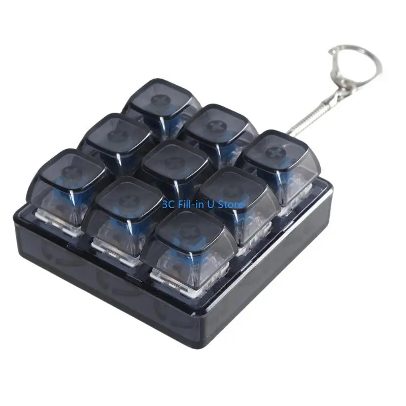 Teclados mecânicos G8TA 9Key Switches Tester Somitores chave chave XDA iluminados