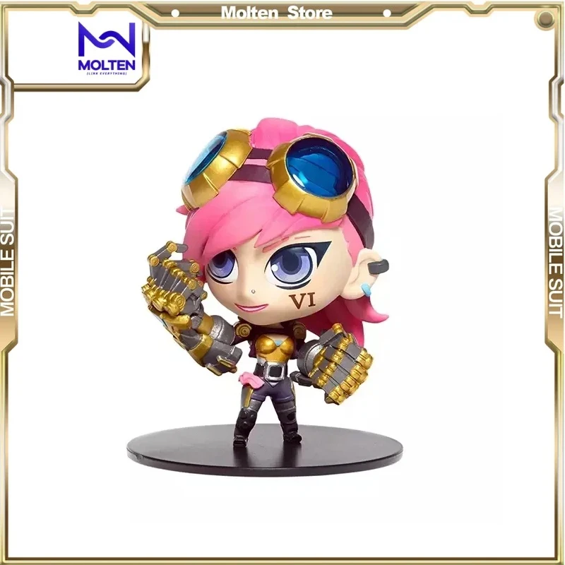 

League of Legends LOL Action Figure The Piltover Enforcer Vi Game Anime Figure Collectible Doll Model Kid Toy Genuine
