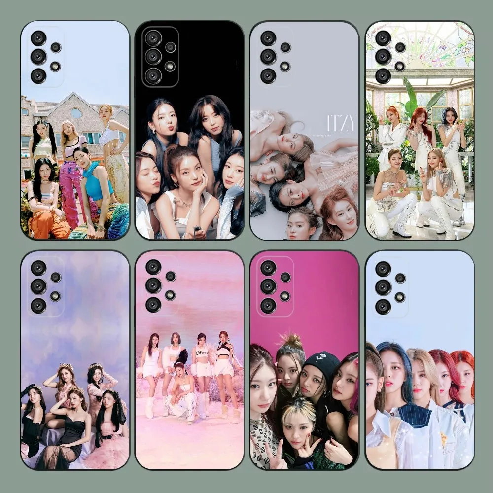 

Kpop Girls I-ITZYS Phone Case For Samsung Galaxy A20,A21s,A22,A31,A32,A52,A53,A72,73,A80,A91 Soft Black Cover