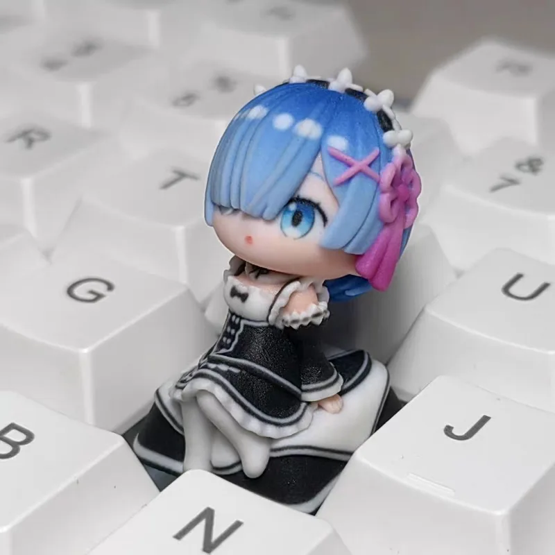 Capuchons de touches de clavier mécaniques, accessoire de jeu de bureau, mignon, bouton de remplacement à axe transversal, cadeau pour ami et fille