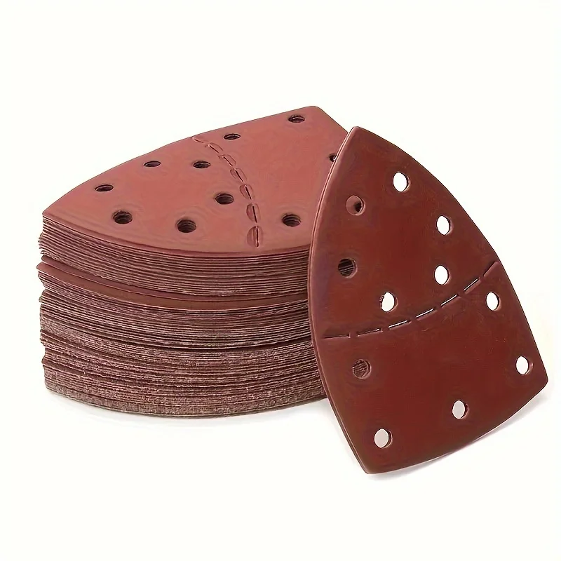 5/20개 샌딩 시트 - 마우스 샌더용 11개의 구멍이 있는 40-240 그릿의 혼합 입자 - 마무리 및 연마 작업에 적합합니다!