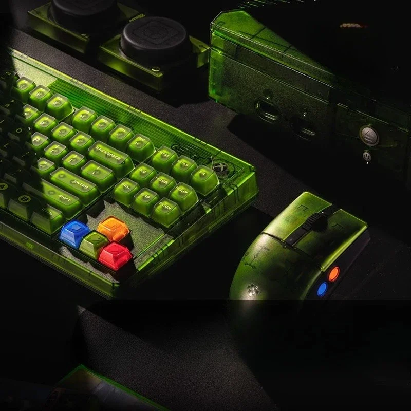 

Mechanical keyboard Xbox version retro RGB light effect