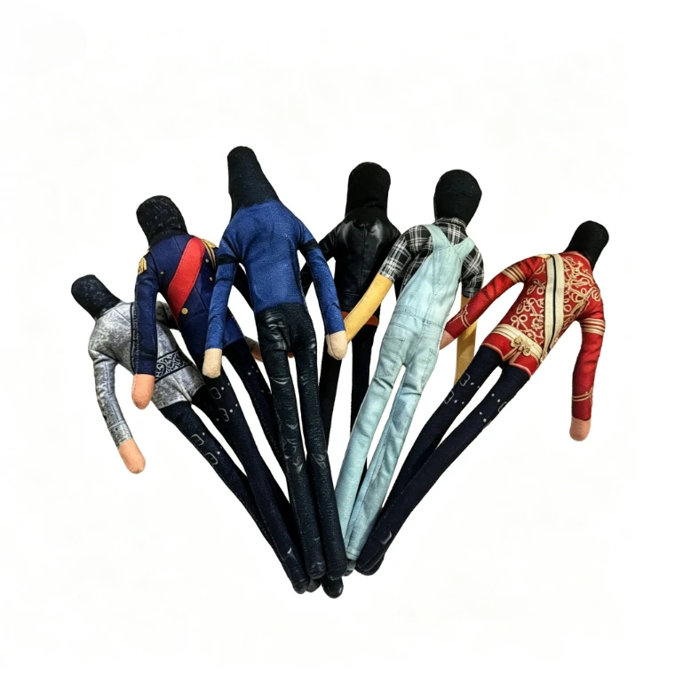 Flexible Movable Joints Plush Doll Collectible Ornament, Handmade Cloth Doll for Room Party Home Decor, Fan Collection Gift
