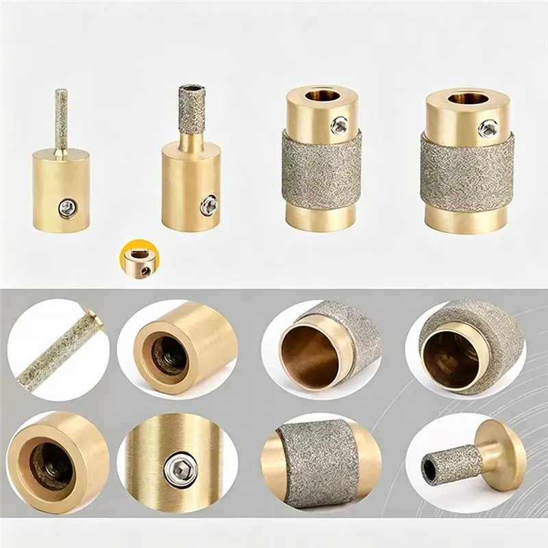 YANA50I 4-Piece Grinding Head Set For Use With Water-Fed Grinders
