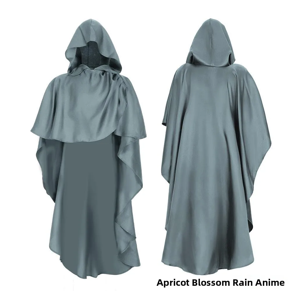 Średniowieczny strój rycerski, kostium na Halloween, przebranie sceniczne, szata mnicha, odzież do odgrywania ról, cosplay, odzież etniczna damska