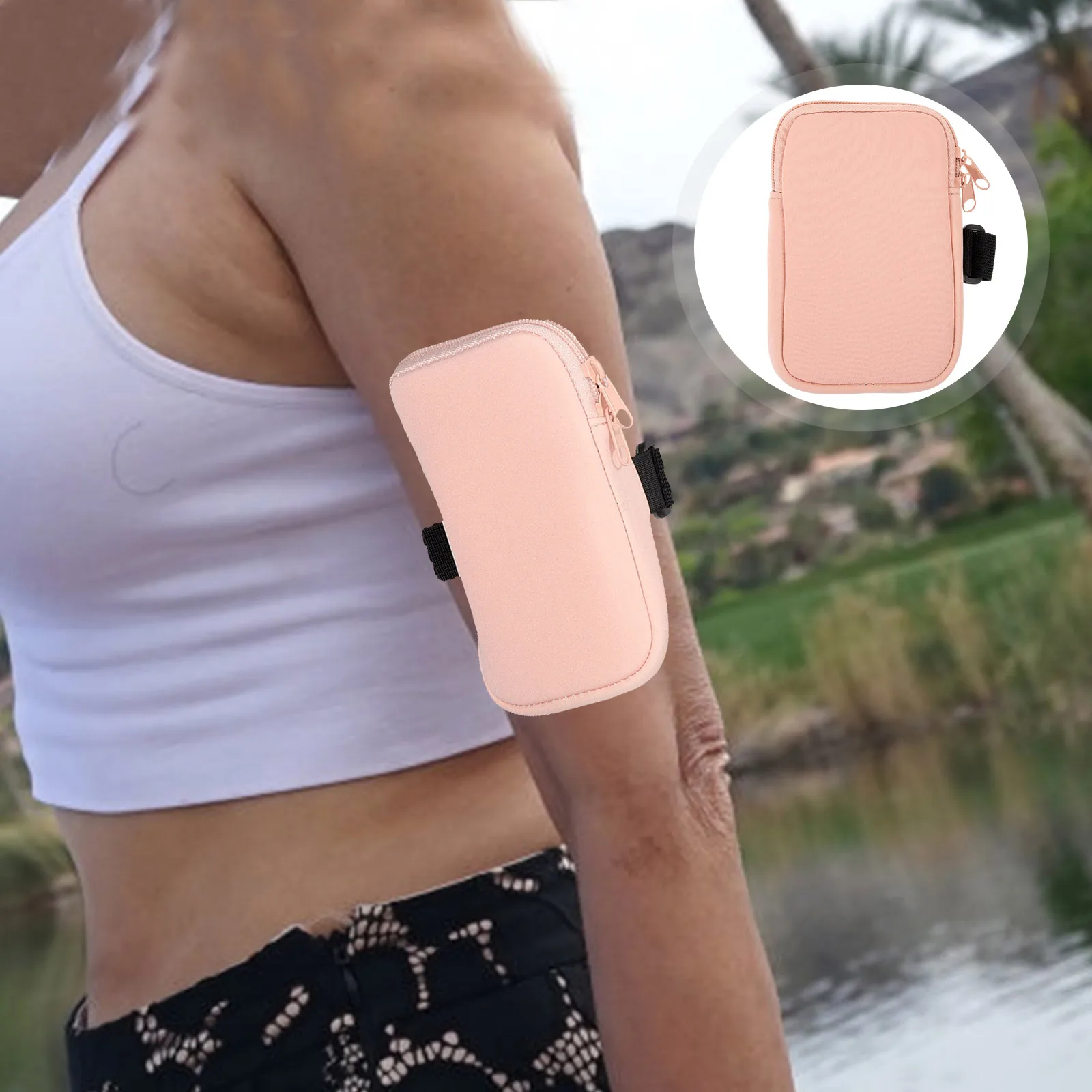

Arm Bag Sports Kettle Storage Fitness Waterproof Phone Pouch Bottle Sleeve Neoprene Holder