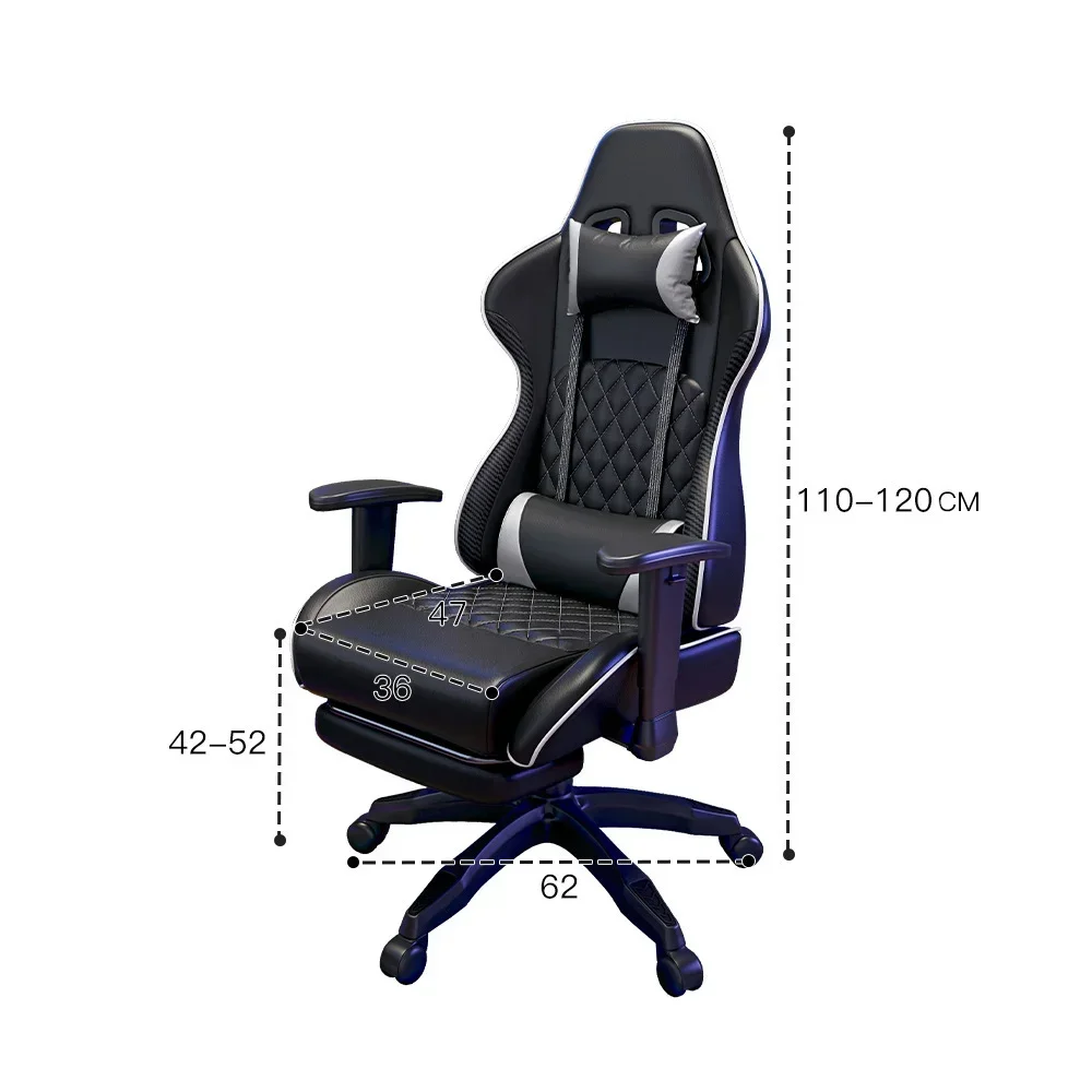 

Wholesale Customized Logo Computer Home Office Study Room Revolving Reclining Gaming Chair With Footrest