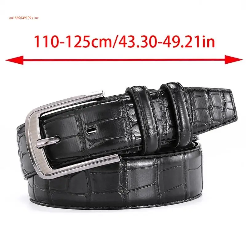 Modern Men's Fashion Belt Sophisticated Leather Waistband Stylish Men Belt