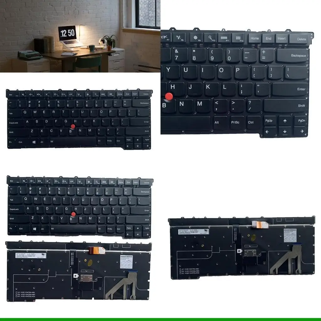 

Оригинальная клавиатура для ноутбука U55C с указателем и подсветкой для Carbon Gen3, 3-й выпуск 2015 г.